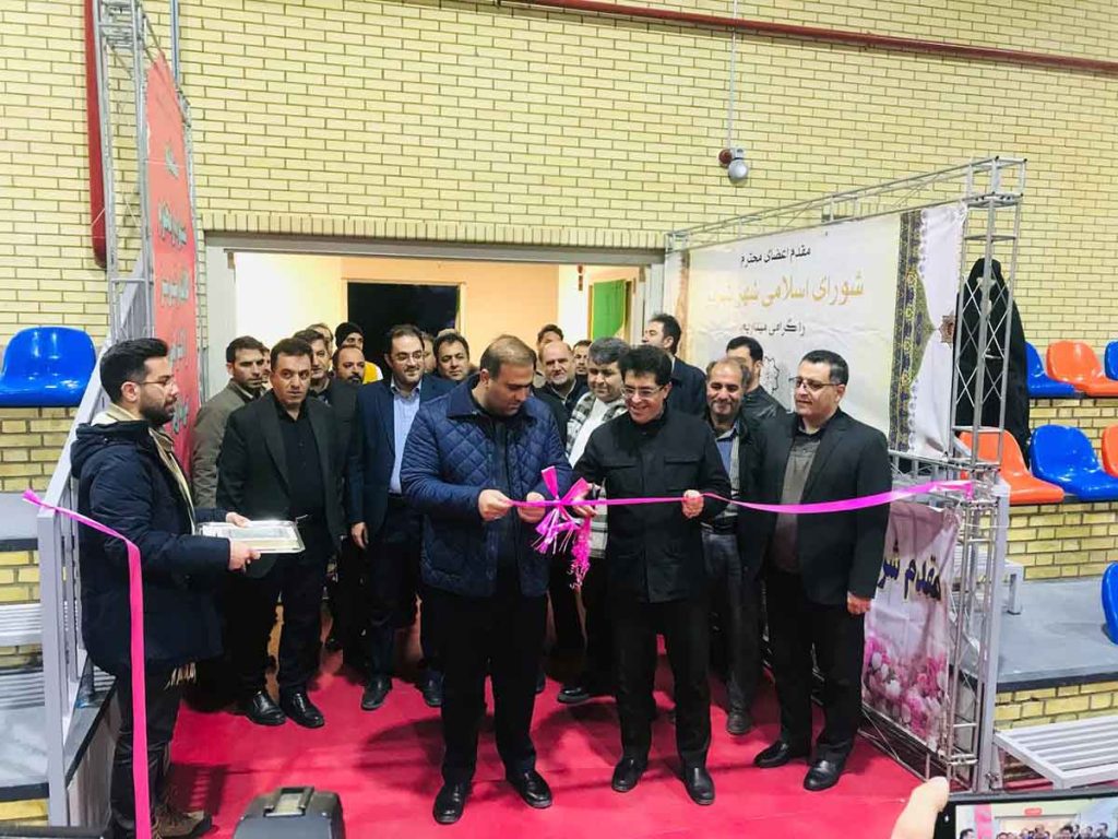 افتتاح پروژه سالن ورزشی چند منظوره شهدای خدمت آذربایجان- ساختارسازه